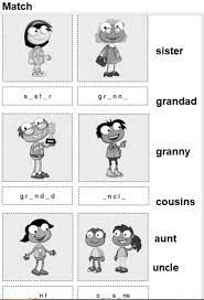 Family Interactive Worksheet English As A Second Language Esl English As A Second Language Interactive