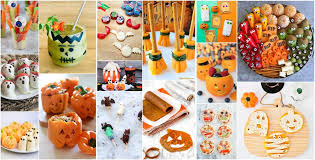 Make a healthier version of a party favorite with this recipe for rice krispies treats. Healthy Halloween Snacks For Kids 25 Spooky Holiday Treats