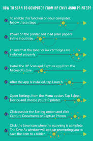 How To Scan To Computer From Hp Envy 4500 Printer Scan App Wireless Networking