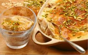 ام علي التقليدي Traditional Arabic Umm Ali Recipe Egyptian Food Foodie Recipes Recipes