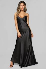 Figure Hugging Satin Maxi Dress Black Satin Maxi Dress Satin Dresses Maxi Dress
