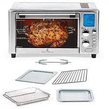 Emeril Lagasse Stainless Steel Power Airfryer 360 Better Than Convection Ovens And More Food Dehydrator Rotisserie Spit Pizza Function Cookbook Silver Walmart Com Walmart Com