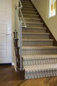 Pros And Cons Of Carpeting On Stairs Patterned Stair Carpet Carpet Staircase Carpet Stairs