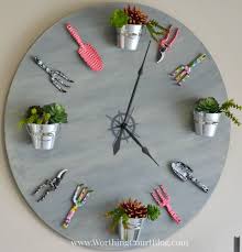 How To Make A Faux Or Real Garden Clock Worthing Court Garden Clocks Diy Clock Knock Off Decor