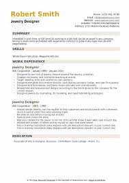 Sample jewelry designer cover letter. Jewelry Designer Resume Samples Qwikresume