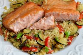 Porc cu mere la cuptor. Somon La Tigaie Cu Couscous Cuscus Cu Legume Caietul Cu Retete