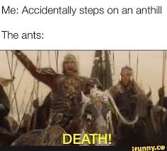 Me Accidentally Steps On An Anthill Ifunny Lord Of The Rings Hobbit Funny Lotr Funny