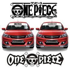 * custom plate number = front and rear. Sticker Windscreen Sticker Cermin Depan Design One Piece Boleh Tukar Warna Background Logo Shopee Malaysia