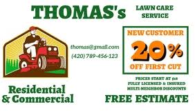 A lawn care business offers the services of cutting grass lawns, trimming around the edges, removal of debris, and maintenance of turf, which includes fertilization, weed control, and pest control. 230 Landscaping Business Card Template Customizable Design Templates Postermywall