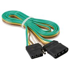 If your trailer (or the one you are trying to rent) is wired up for a four pin plug, your efforts seem dramatically over complicated. Four Way Trailer Wiring Connection Kit 5 Ft