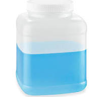 Square Wide-Mouth Plastic Jars Bulk Pack - 1/2 Gallon