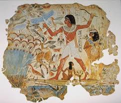New Kingdom Nebamun Hunting In The Marshes Fragment Of A Scene From The Tomb Chapel Of Nebamun Thebes Egypt Lat Ancient Egyptian Art Egypt Art Egyptian Art