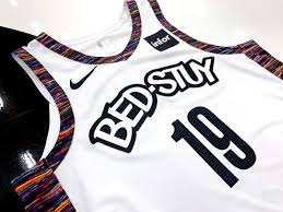 Association featuring a crisp and clean white look, represent brooklyn with the nike association jersey. Brooklyn Nets Pay Tribute To Bed Stuy Notorious B I G With New City Edition Uniforms The Brooklyn Home Reporter