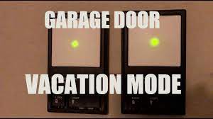 Available as an optional extra for added security, the manual release cord can be locked, making receive push notifications about your garage door and gate's status, customise user settings, view past activities, set various opening modes and more in the automatic technology app. Enable Or Disable Vacation Mode For Your Garage Door Opener Switch Youtube