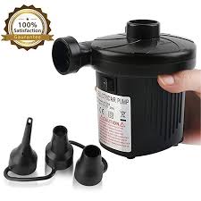 Jomaster Air Pump Air Mattress Pump For Inflatable Blow Up Pool Raft Bed Boat Toy Exercise Ball Quick Fill Ac Inflator Defl Blow Up Pool Pool Rafts Inflatable