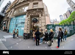 Shoppers Outside The Rag Bone Sample Sale In The Nomad Neighborhood Of New York On Tuesday May 14 2019 A C Richard B Levine Stock Photo Alamy