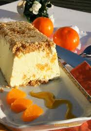 Parfait A La Mandarine Nougatine Et Coulis Mandarine Bataille Food 20 Recette Glace Desserts Glaces Nougatine