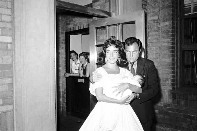 Elizabeth Taylor with her daughter, Liza Todd.