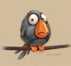 Pin By Maryken Honig On I Rock Painting Cartoon Birds Cartoon Drawings Animal Drawings