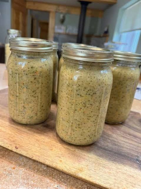 Canning Homemade Broccoli Cheese Soup