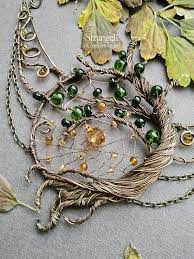 Pin By Bachillerato Sara On Strangell Jewelry Pendants And Necklaces Jewelry Tree Diy Tree Of Life Jewelry Jewelry Tree