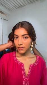 For @janki_india ✨, Inframe @shivikabhandarii , PS Videography  @_personifiedphotographer , Styling @saniya.kumar , Hair @shivahairtstylist  , ., ., ., ., ., #skin #glassskin #dewymakeup #naturalmakeup ...