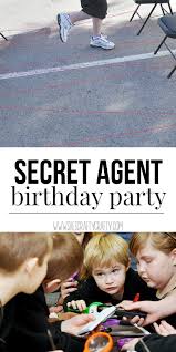 Check spelling or type a new query. She S Crafty Secret Agent Themed Birthday Party