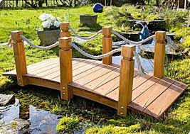 Gaspo 49086 2 Teichbrucke Gartenbrucke Aus Massivem Kiefernholz 152 X 67 X 50 Cm Amazon De Garten Sadovyj Most Sadovye Idei Ozelenenie Zadnego Dvora