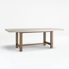 Caicos Cement Top Dining Table Reviews Crate And Barrel In 2020 Dining Table Concrete Top Dining Table Marble Top Dining Table