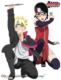 Boruto E Sarada Boruto The Movie Uzumaki Boruto Anime Naruto Naruto Shippuden Anime