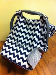Baby Infant Boy Carrier Canopy Car Seat Tent Cover Minky Chevron Monogram Personalized Gift Baby Boy New Baby Products Baby