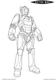 Cyberman Official Bbc Doctor Who Coloring Page Coloring Pages Coloring Books Coloring Book Pages