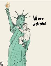 14 Artists React To Refugee Ban With Compassionate Illustrations Activism Art Refugees Art Protest Art