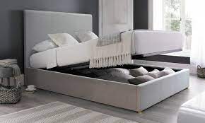groupon goods global gmbh lit coffre majestueux en tissu avec matelas prince en option lit coffre lit lit moderne