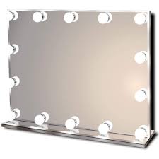 Average rating:2.4out of5stars, based on9reviews9ratings. Hollywood Lighted Vanity Makeup Mirror With Bright Led Lights Light Up Frameless Dressing Table Cosmetic Mirror With 14 Dimmable Bulbs Multiple Color Modes Table Top Or Wall Mount Large Walmart Com Walmart Com