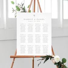 wedding seating chart printable template editable wedding