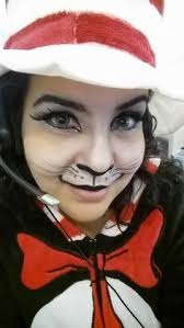 Image Result For The Cat In The Hat Face Paint Halloween Costumes For Work Halloween Makeup Easy Seussical Costumes