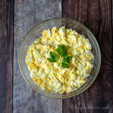 Principal rules of dish decoration.the art of dish serving and decorating is addressed, first of all, to the man imagination and in order to make it most attractive and palatable. Healthier Egg Salad With Greek Yogurt No Mayonnaise Needed