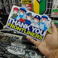 So if you want to say thank you in different languages, we've got the most popular translations for you. Thank You Frontliners Car Tag Shopee Malaysia