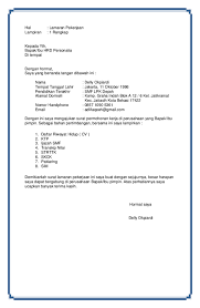 Contoh surat lamaran kerja umum, bank, karyawan, alfamart, pt, sekolahan, formal, fresh graduate, bahasa inggris, via email, tulis surat lamaran kerja adalah surat yang digunakan untuk melakukan permohonan mendapatkan pekerjaan sesuai pengalaman pada perusahaan tertentu. Contoh Daftar Riwayat Hidup Untuk Surat Lamaran Kerja Berbagi Contoh Surat