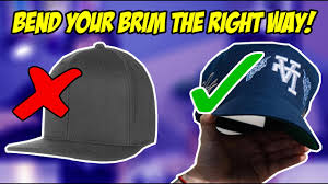Primarily, measure the head circumference above the ears and across your eyebrows. How To Bend The Brim On Your Hat Tutorial Youtube