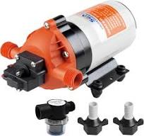 SEAFLO 12V 1.6 GPM 100 PSI 34 Series Water Pressure Diaphragm Pump |  Continuous Duty, Built-In Pressure Switch, Self-Priming, and 4-Year Warranty