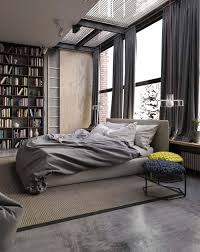 Man Cave City Life Urban Men Bedroom City Style City Suite Interior Industrial Style Bedroom Industrial Bedroom Design Luxurious Bedrooms