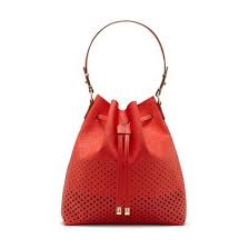 Vince Camuto Kirmizi Deri Kol Cantasi Satchel Vince Camuto Deri Canta