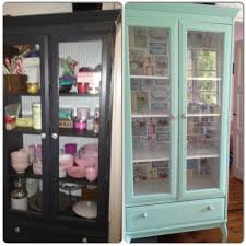 Ikea Edland Glass Cabinet Painted And Wallpapered I Really Enjoyed This Project And I Love Having It In My Kitchen Haus