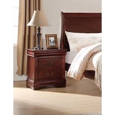 Find many great new & used options and get the best deals for nightstand with 2 drawers brown at the best online prices at ebay! Acme Louis Philippe 2 Drawer Nightstand Multiple Finishes Walmart Com Walmart Com