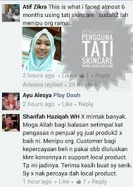 Minyak belacak original warisan : Tati Skincare Memenuhi Kehendak Kkm Masih Selamat Tati Skincare Hq Lekat Lekit Story