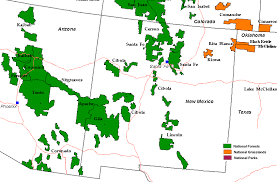 Maybe you would like to learn more about one of these? National Forest Grasslands Map Arizona New Mexico Western Texas