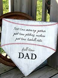 Free shipping on qualified orders. Amazon Com Baseball Sign Baseball Dad Gift Gift For Dad Wooden Softball Sign Home Plate Baseball Wall Decor Large Home Plate Sign Father S Day Birthday Gift Handmade Products