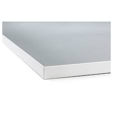 We provide many kitchen worktops from a variety of materials, from wood to marble. Ekbacken Worktop Double Sided With White Edge Light Grey White Laminate 186x2 8 Cm Ikea